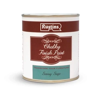 Image of RUSTINS Chalky Finish Paint Savoy Sage 500ml