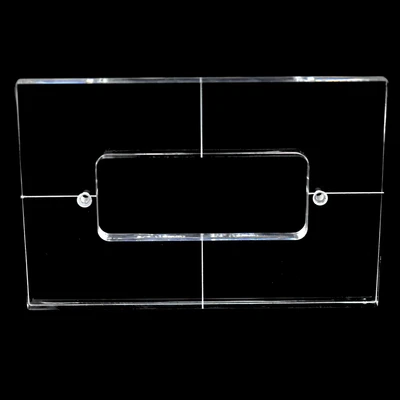 Image of KAISH Acrylic Pickup Routing Template Templates for P 90 Body Rout
