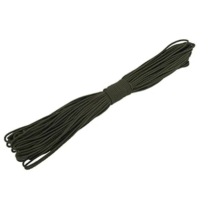 Image of VGEBY Outdoor Paracord, 2mm Dia Multi Function Paracord Army Green for Camping Climbing Tying Rope(31M) Mountaineering And Tents Accessories