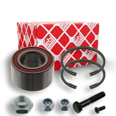 Image of 191498625 Wheel Bearing kit FEBI BILSTEIN 03621 Front Axle Left, Right with attachment material 66mm Angular Ball