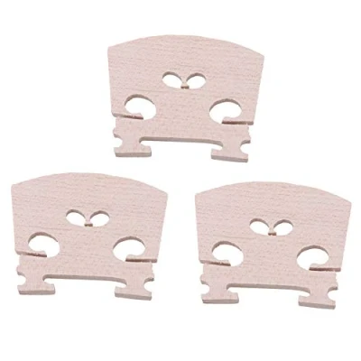 Image of BQLZR 4/4 Full Size Violin Fiddle Bridge Pack of 3