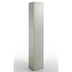 Image of Bisley Qube Locker 1 Door 1800mm High 457 Deep Goose Grey