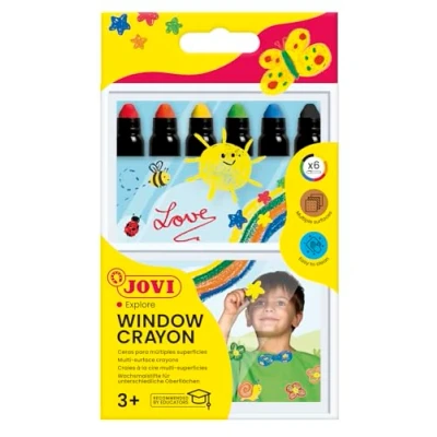 Image of Jovi 1906 Case with 6 Wax Crayons for Glass and Ceramic.