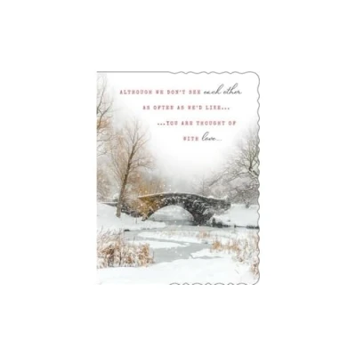 Image of Avant Garde Studios Christmas Card, Seldom See, Bridge 8 x 6 inches Piccadilly Greetings