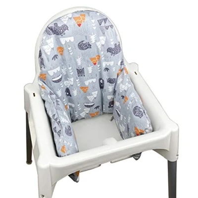 Image of ZARPMA Inflatable Cushion Inner Cover Compatible for IKEA Antilop Highchair (Cover Only) (Grey)