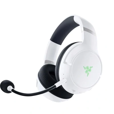 Image of Razer Kaira Pro Wireless Headset for Xbox Series X and Mobile Gaming (TriForce Titanium 50 mm Drivers, HyperClear Supercardioid Mic, Dedicated Mic) Mercury White