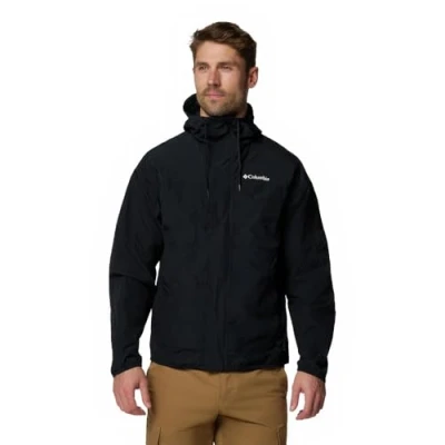 Image of Columbia CHALLENGER Windbreaker, Men&#039;s, Size: XS, Black