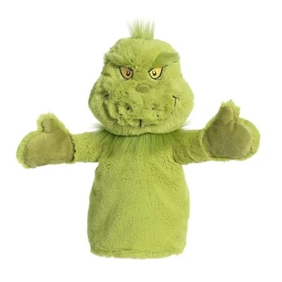 Image of Aurora Dr Seuss 10&quot; Grinch Hand Puppet