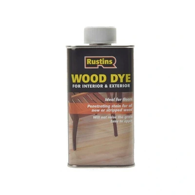 Image of Rustins Wood Dye Dark Teak 250ml RUSWDDT250