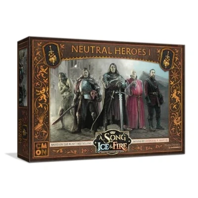 Image of CMON A Song of Ice and Fire: Neutral Heroes Box 1 Miniatures Board Game Ages 14 Plus 2 Players 45 60 Minutes Playing Time
