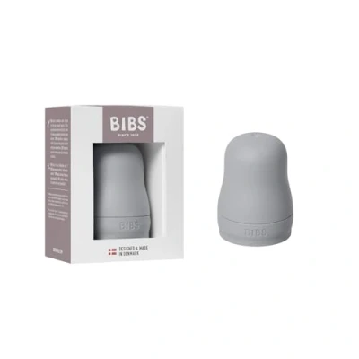 Image of BIBS Bottle Cap Set BPA Free, Dishwasher Safe, Customizable Colors, Includes Cap, Milk Lock, and Screw Compatible with Bottles (Sold Separately) Cloud