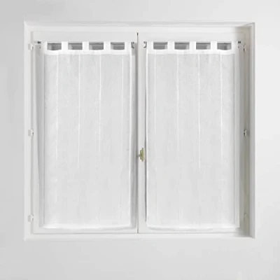 Image of Douceur d&#039;Intérieur Indoor Linahe, Polyester, White, 2 x 45 90 cm