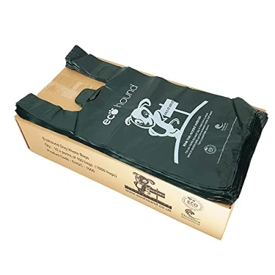 Image of Ecohound 1000 Oceanex Large Vest Type Dog Poo Bags Unscented Poop