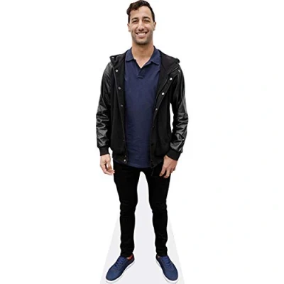 Image of Daniel Ricciardo (Leather Jacket) Mini Size Cutout