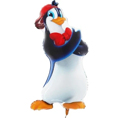 Image of Toyland® 79cm (31&quot;) Happy Penguin Shaped Character Foil Balloon Kids Party Balloons