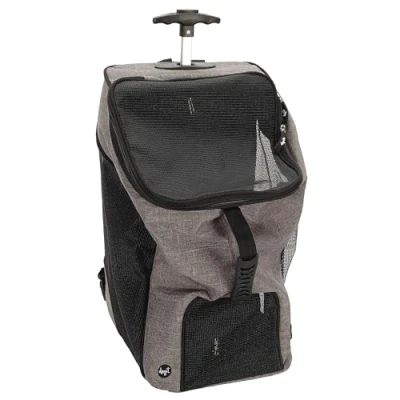 Image of Dogit Explorer Wheeled Backpack for Dogs, Grey