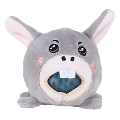 Image of Toyland® 8cm Furry Farm Animal Jelly Squeezers Children&#039;s Novelty Toys (Donkey)