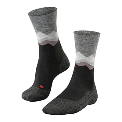 Image of FALKE Men&#039;s TK2 Explore M SO Wool Thick Anti Blister 1 Pair Hiking Socks, Black (Black 3003), 11 12.5
