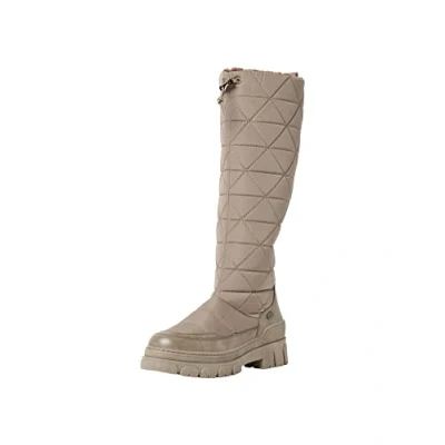 Image of MARCO TOZZI Women&#039; 2 26660 39 Knee High Boot, Taupe, 4 UK
