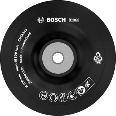 Image of Bosch Professional Backing Pad Standard M10 (Ø 100 mm, Accessories Angle Grinder)