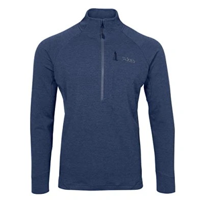 Image of Rab Men&#039;s Nexus Pull on Midlayer Lightweight Technical Stretch Fleece Sports Outdoor Activewear