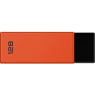 Image of Emtec C350 USB Flash Drive 128 GB Type A 2.0 Black/Orange Drives (128 GB, A, 2.0, 15 MB/s, Swivel, Black, Orange)