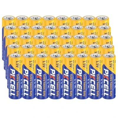 Image of AA Batteries 1.5 V High Performance Zinc Carbon for Toys, Remote Controls, Lights, Pack of 40, PKCELL