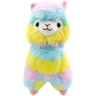 Image of Maomoto 35CM Rainbow Alpaca Plush Toy, Llama Stuffed Animal Large Llamacorn Doll Plushie Hug Pillow Soft Toys Kids Gifts