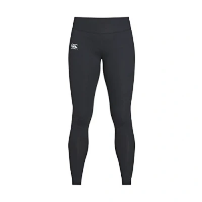 Image of Canterbury Women&#039;s Vapodri Full Length Tights Leggings, Jet Black, 10