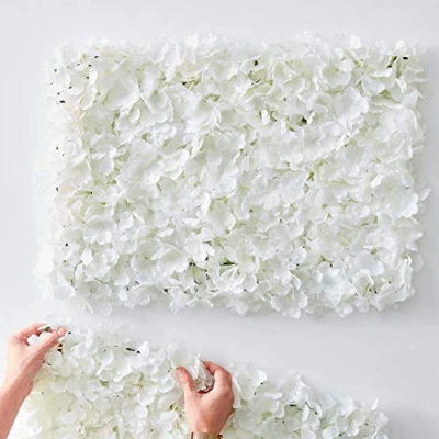 Image of Ginger Ray White Flower Wall Decoration Tile Party Wedding Backdrop