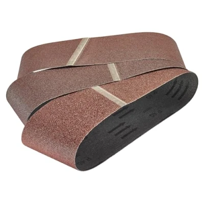 Image of wolfcraft Fabric Sanding Belt Set, 76 x 457 mm, 5 Pcs. I 8415000