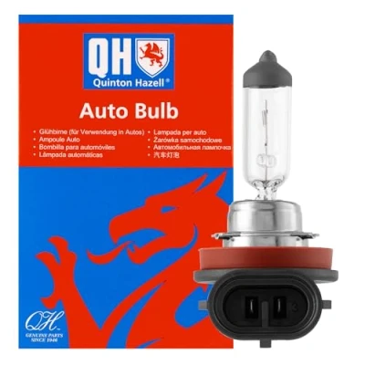 Image of 1612116280 Bulb QUINTON HAZELL QBL716 12V 19W H16 Halogen TOYOTA: Yaris III Hatchback, Aygo, Avensis Saloon, SMART: Fortwo Coupe