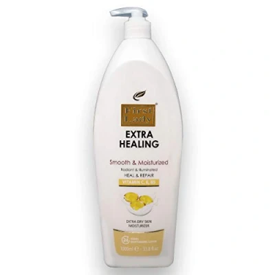 Image of First Lady Extra Healing Vitamin C, E &amp; B5 Moisturizing Hand Body Lotion 1000ml Dry Skin