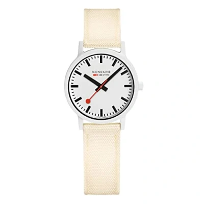 Image of Mondaine Women Analog Quartz Watch with NATO Textile Bracelet Strap MS132111LT