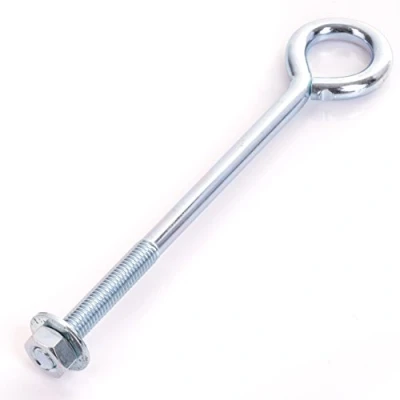 Image of Large Marine Grade Zinc Plated Stainless Steel Eye Bolt M10 x 200mm
