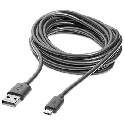 Image of Numskull xBox One micro USB Extra Long 4m Play &amp; Charge Cable PS4