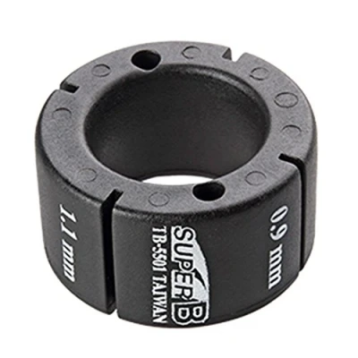 Image of SUPER B Flat 4 Sections Spokes Stop Black