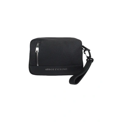 Image of Armani Exchange Men&#039;s Pebble Branded Beauty Case, Black, One Size