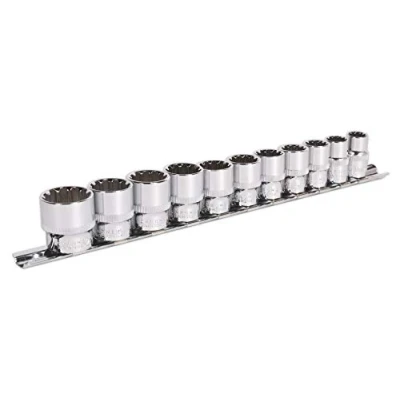 Image of Sealey Premier Socket Set 11pc 3/8&quot;Sq Drive Total Drive®
