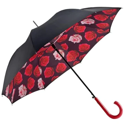 Image of Fulton Bloomsbury Double Canopy Umbrella Floating Roses