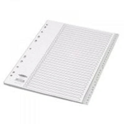 Image of Concord Grey Index Polypropylene 120 Micron Europunched 1 31 A4 Ref 62805