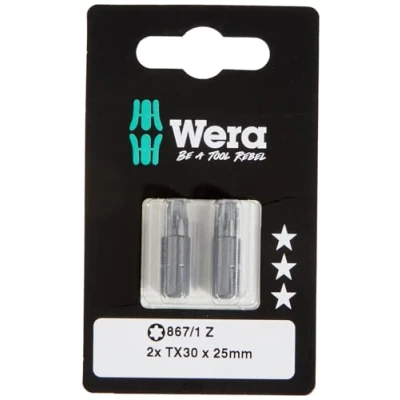 Image of 867/1 Z Torx Bits SB TX30, TX 30 x 25 mm, Wera 05073316001