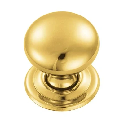 Image of Carlisle Brass FTD1265B Cupboard Knob, Polished Brass, 32 mm