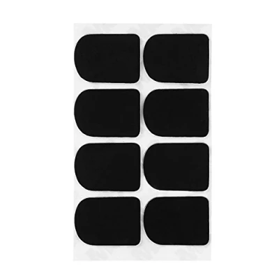 Image of Mouthpiece Patches, Pad Patch Cushion for Soprano Alto Tenor Saxophone Sax Clarinet (Small Oval 0.5mm Black)