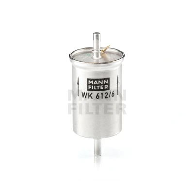 Image of 0002591V003, 0002591V004 Fuel Filter MANN WK 612/6 In Line 8mm SMART: City Coupe, Fortwo I Convertible