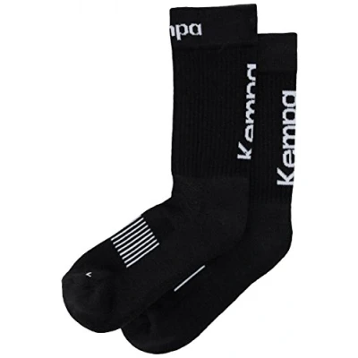 Image of Kempa Unisex Logo Classic Socks Men&#039;s Sock black/white, 36 40
