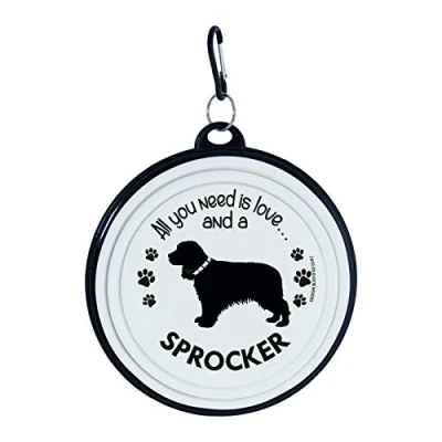 Image of Travel Dog Bowls Collapsible Bowl Large Dogs (Sprocker)