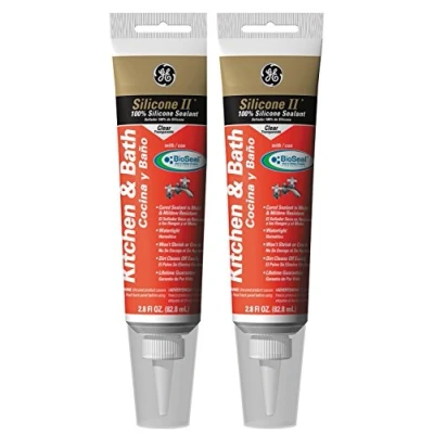 Image of GE Silicone GE284 Clear Kitchen &amp; Bath Caulk