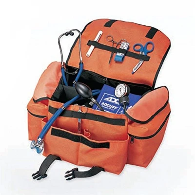 Image of American Diagnostic 1025OR 1025 EMT Case/First Responder Trauma Medical Equipment Bag, Orange
