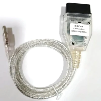 Image of HanRainTool KDCAN OBD K+Dcan Ediabas Interface Switch OBD2 Diagnostic Lead Code Scanner